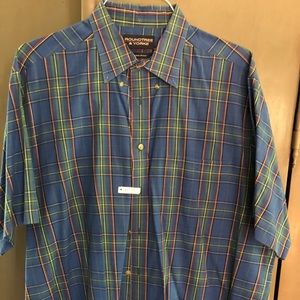 Men’s Gant Newport Dress shirt plaid - excellent!